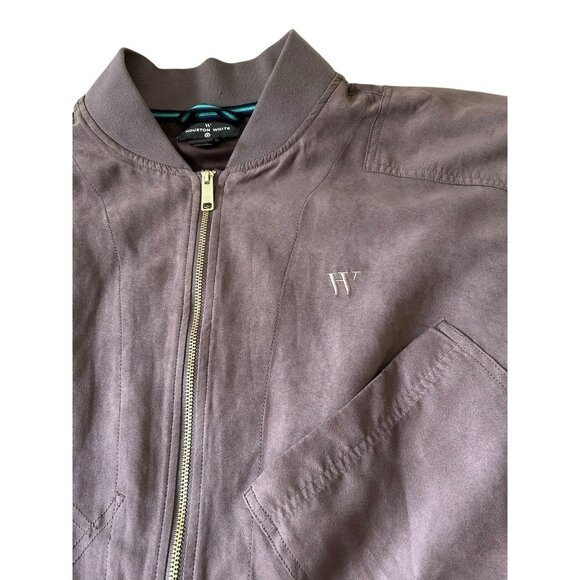 Houston White Faux Suede Jumpsuit Women’s Size Large Brown Gray Target Exclusive - Picture 2 of 13